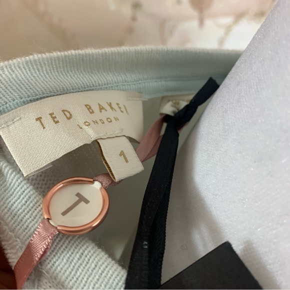 NEW TED BAKER Zeldah Stone Detail cardigan in Mint - Picture 9 of 10